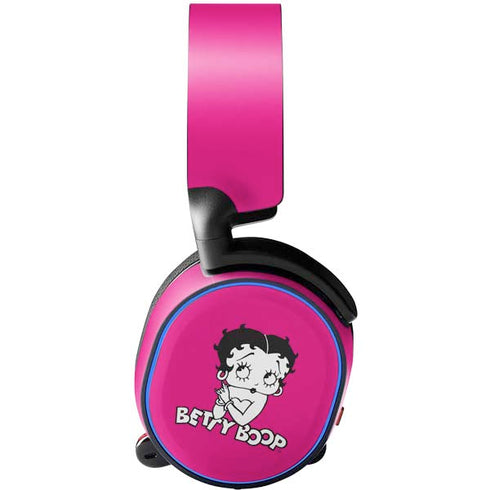 Betty Boop Pink Background SteelSeries Arctis 3 Skin